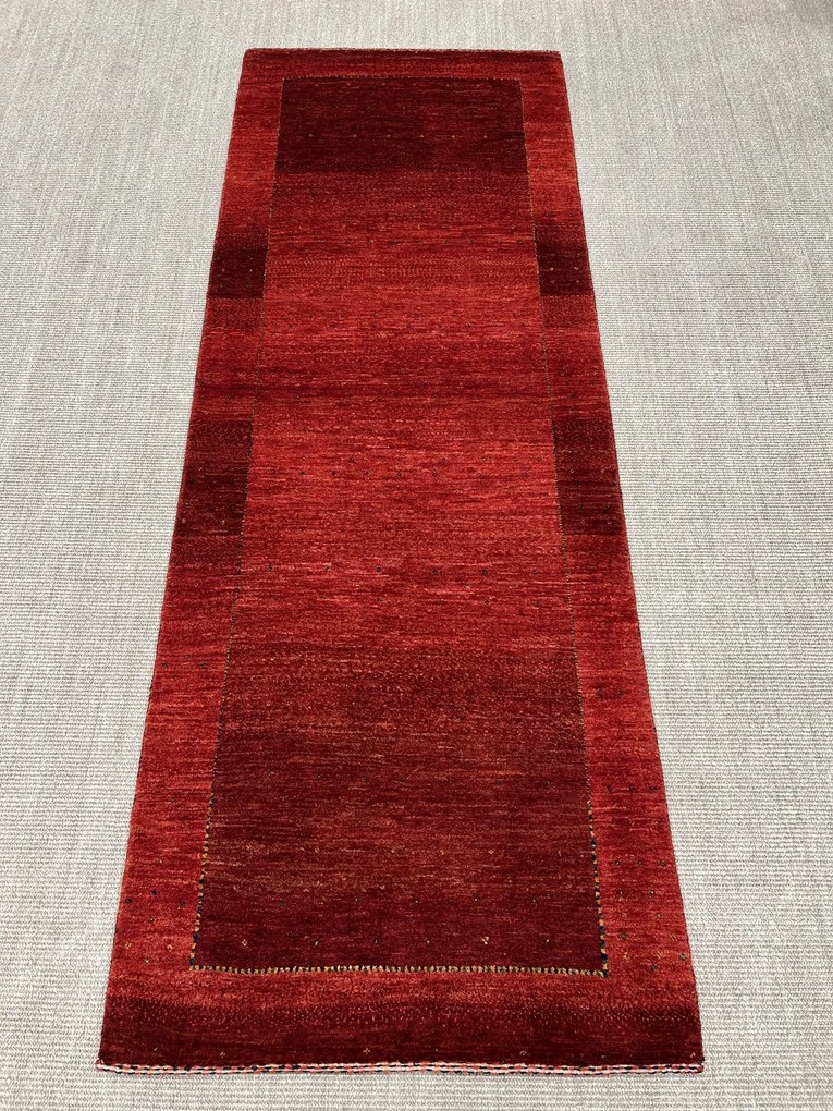 Loribaft Tappeto persiano 90 x 240 Rosso (Iran) Annodato A Mano