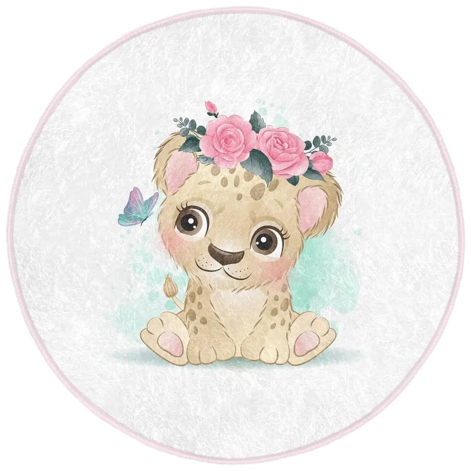 Tappeto bianco per bambini ø 80 cm Comfort - Mila Home