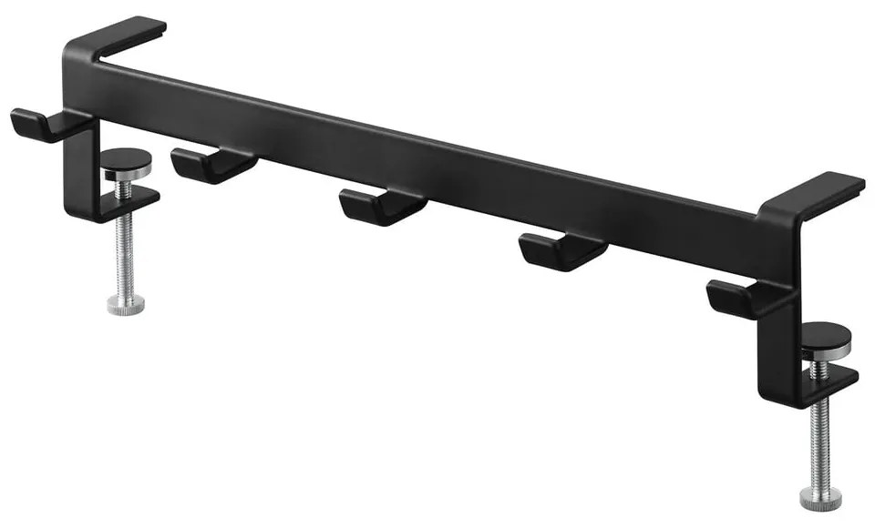 Gancio regolabile nero opaco in acciaio Tower – YAMAZAKI