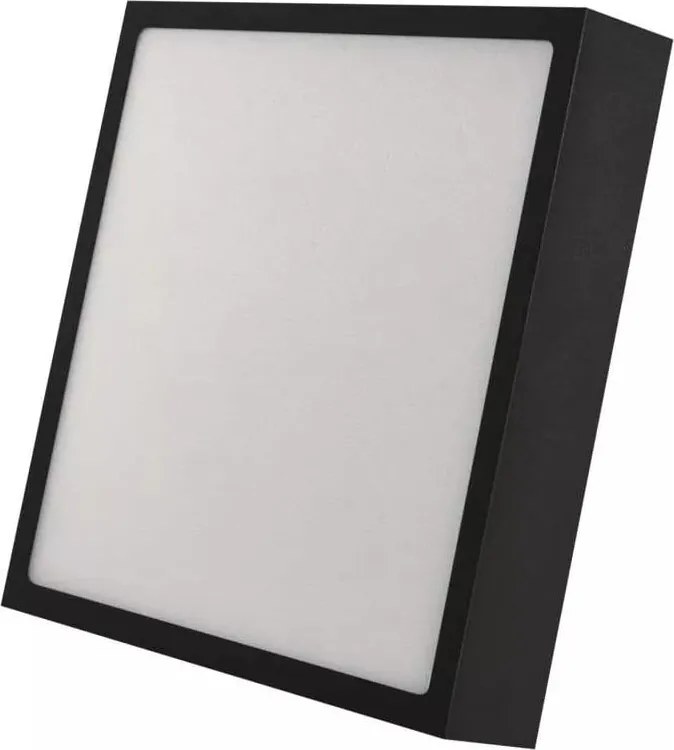 Nero opaco Plafoniera LED 22,5x22,5 cm Nexxo - EMOS