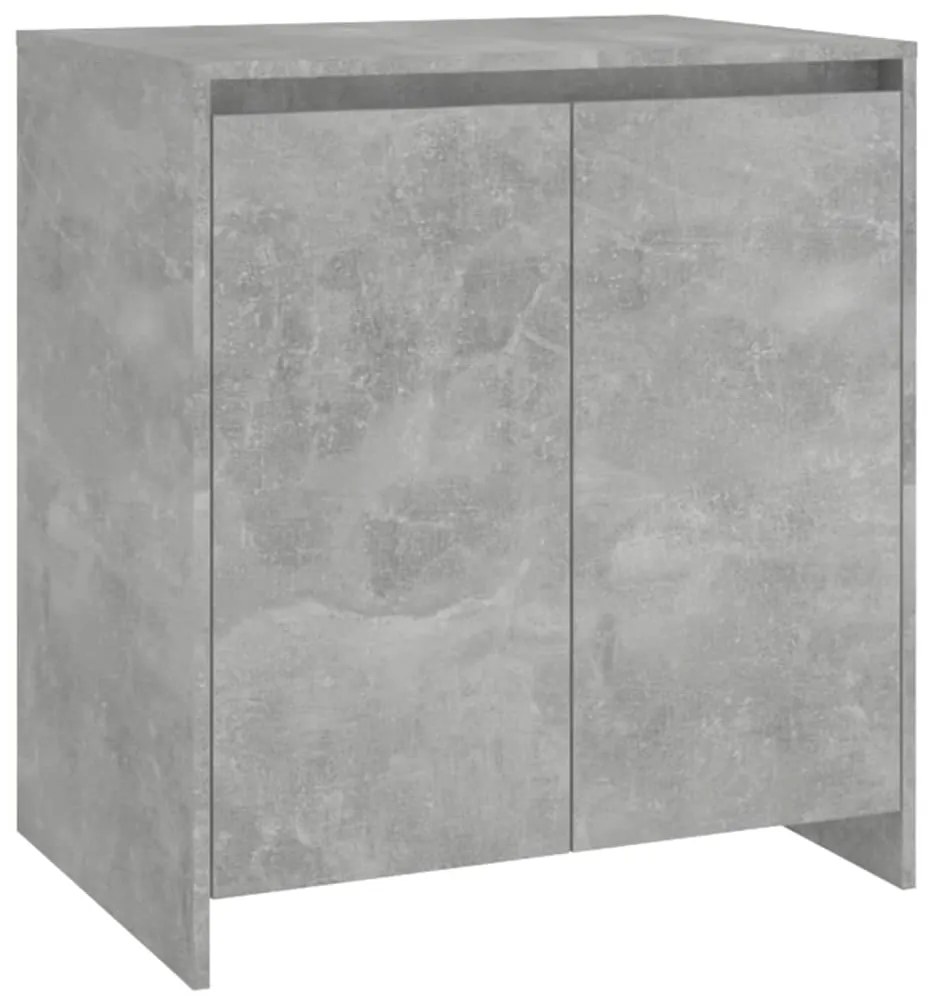 Credenza grigio cemento 70x41x75 cm in legno multistrato