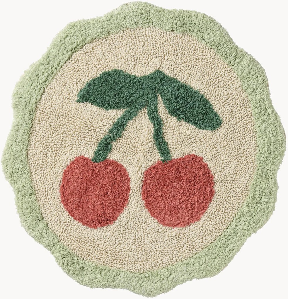 Tappeto da bagno in cotone Cerise