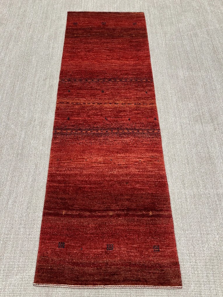 Loribaft Tappeto persiano 230x70 Rosso (Iran) Annodato A Mano