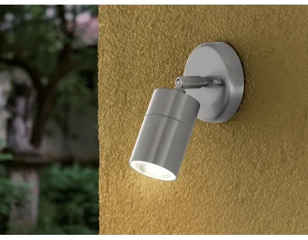 Eglo 93268 - Illuminazione LED da esterno STOCKHOLM 1 1xGU10/5W/230V