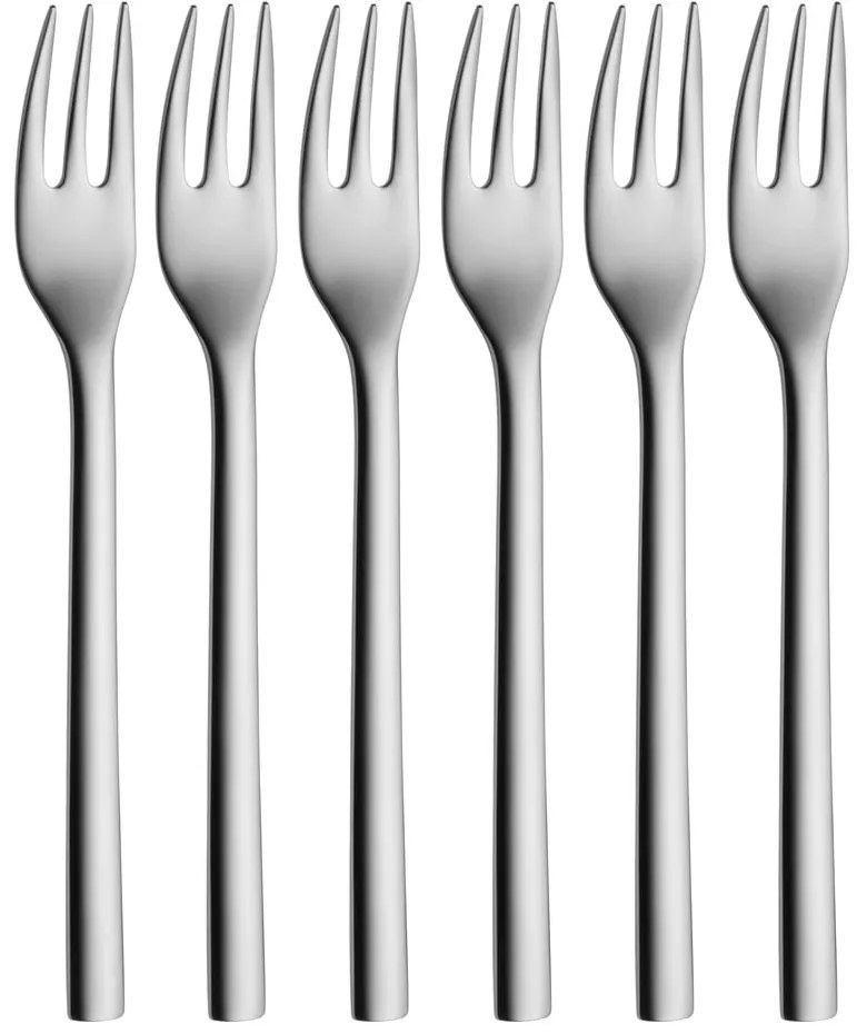 Set di forchettine da dolci grigio in acciaio inox 6 pz Nuova – WMF