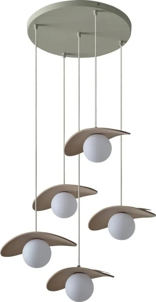 Osram - Lampadario a sospensione su cavo DECOR PEARL 5xG9/5W/230V beige