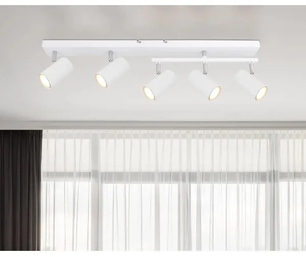 Globo 57911-5W - Faretto ROBBY 5xGU10/35W/230V bianco