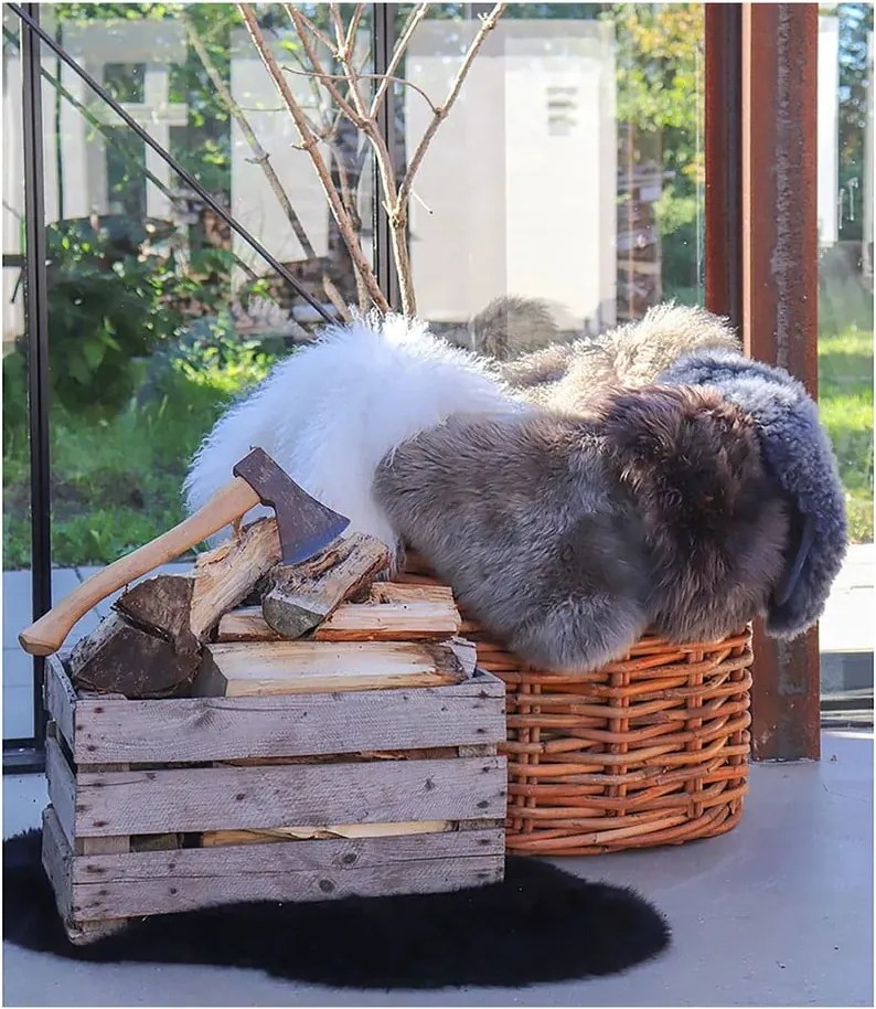 Šedá ovčí kožešina House Nordic