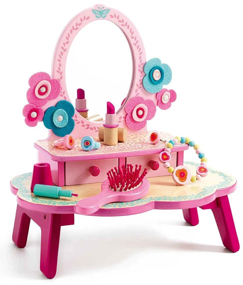 Specchiera di legno - Flora