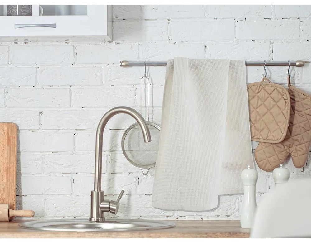 Asciugamani in cotone in set da 3 40x60 cm Wafle - B.E.S.