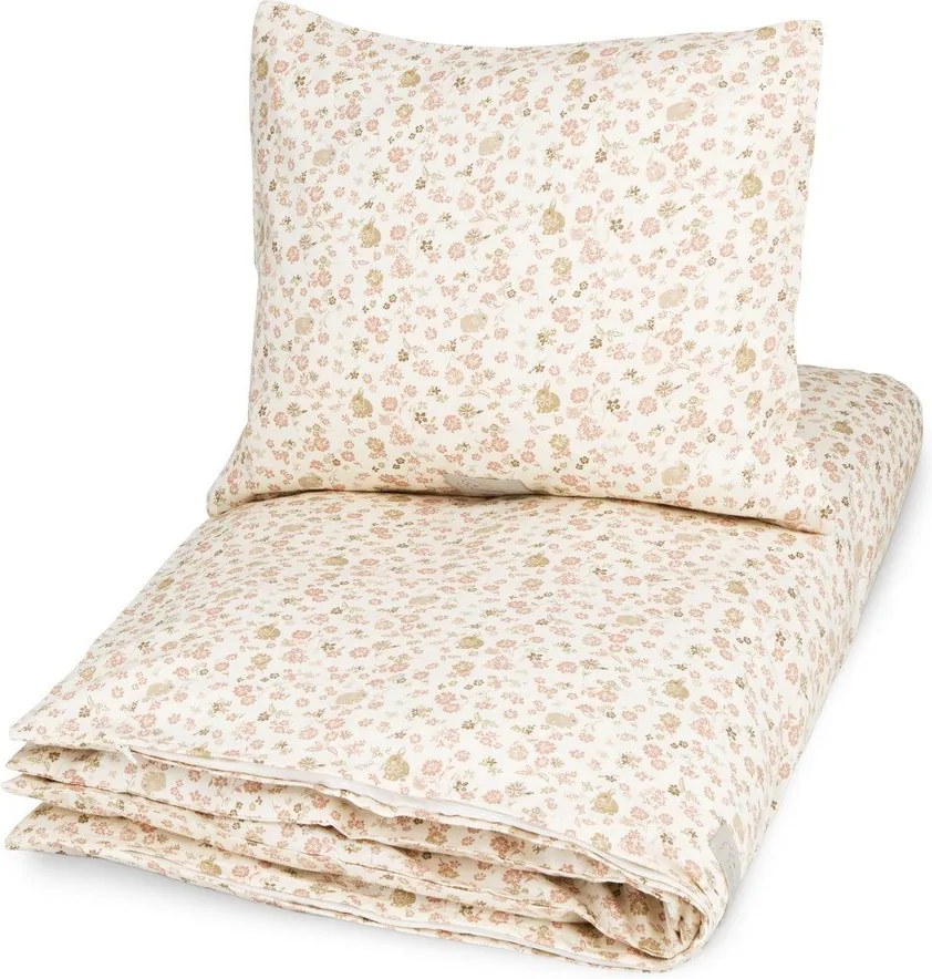 Set copripiumino e federa da bambini beige in cotone organico per culla 70x100 cm Augusta – Cam Cam Copenhagen