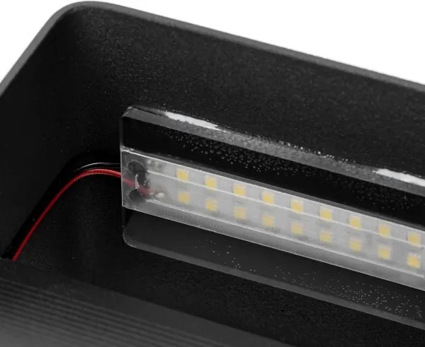 Aigostar - Applique a LED LED/5,5W/230V 10x10 cm nero