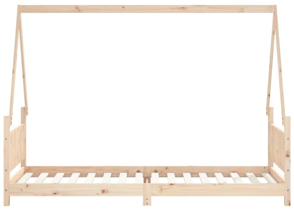 Giroletto per bambini 80x200 cm in legno massello di pino