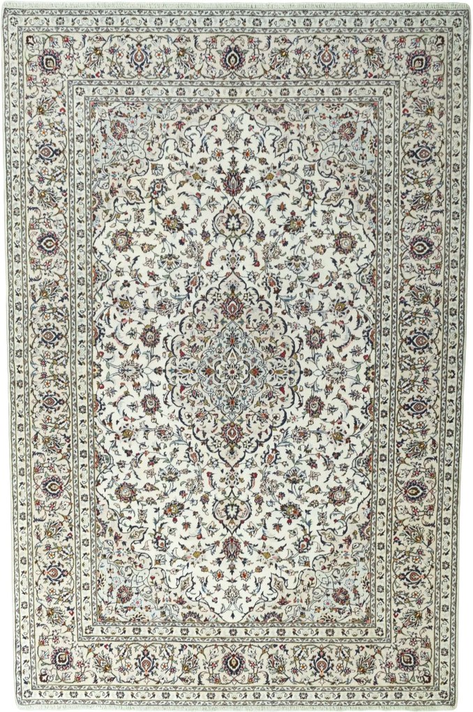 Kashan Tappeto persiano 310 x 200 Beige (Iran) Annodato A Mano