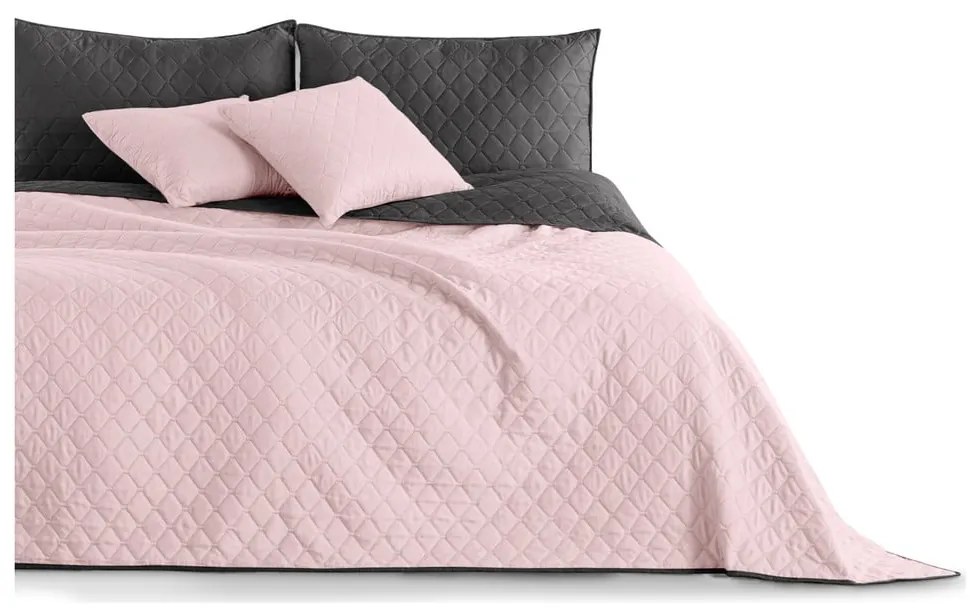 Copriletto in microfibra rosa, 170 x 210 cm Axel - DecoKing
