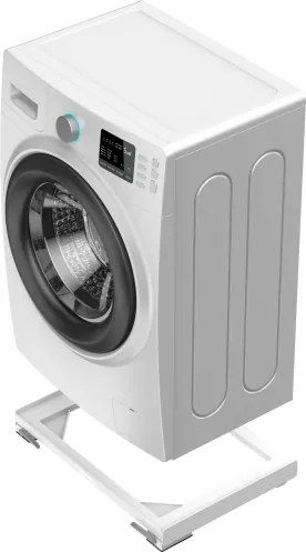 Meliconi 656149 -Base antivibrante per lavatrice con ruote estraibili 47 cm bianca