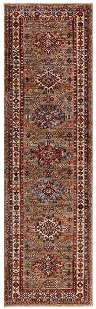 Kazak Tappeto 310 x 80 (Pakistan) Annodato A Mano