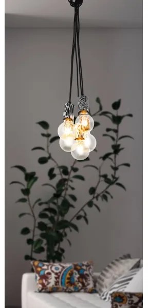 Eglo 43314 - Lampada a sospensione con cavo COULSDON 5xE27/10W/230V