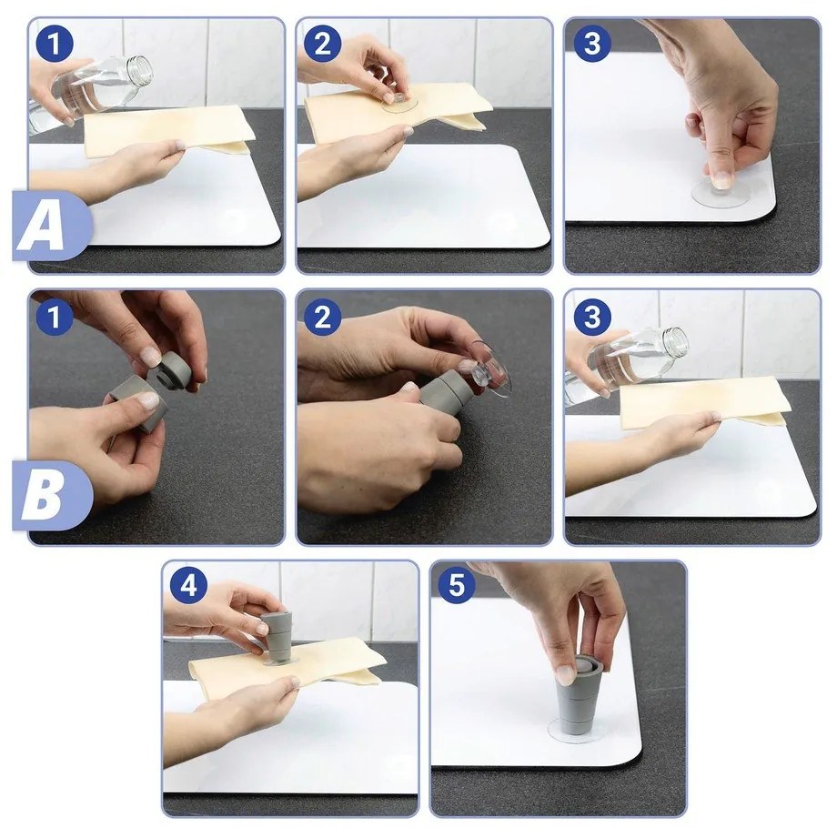 Set di 2 cappe da cucina in vetro con, 52 x 30 cm Spice - Wenko