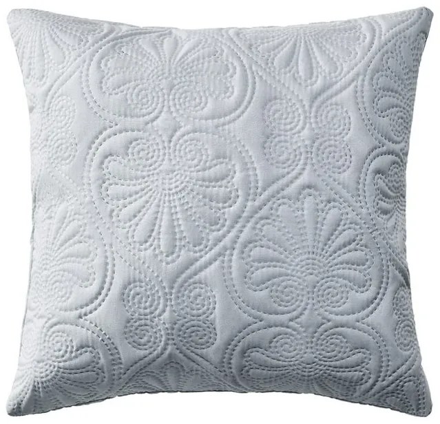 Federa decorativa grigio chiaro a fantasia 45 x 45 cm