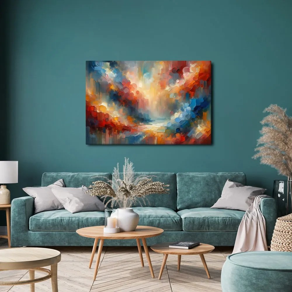 Quadro su tela – Danza di toni caldi