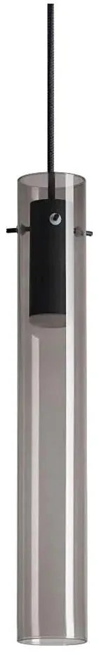 Ideal Lux - Lampadario LED a sospensione con filo FLAM LED/10W/230V diametro 6 cm CRI 90 grigio