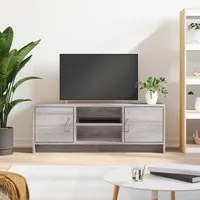 Mobile Porta TV Grigio Sonoma 102x30x37,5 cm Legno Multistratocod mxl 96136