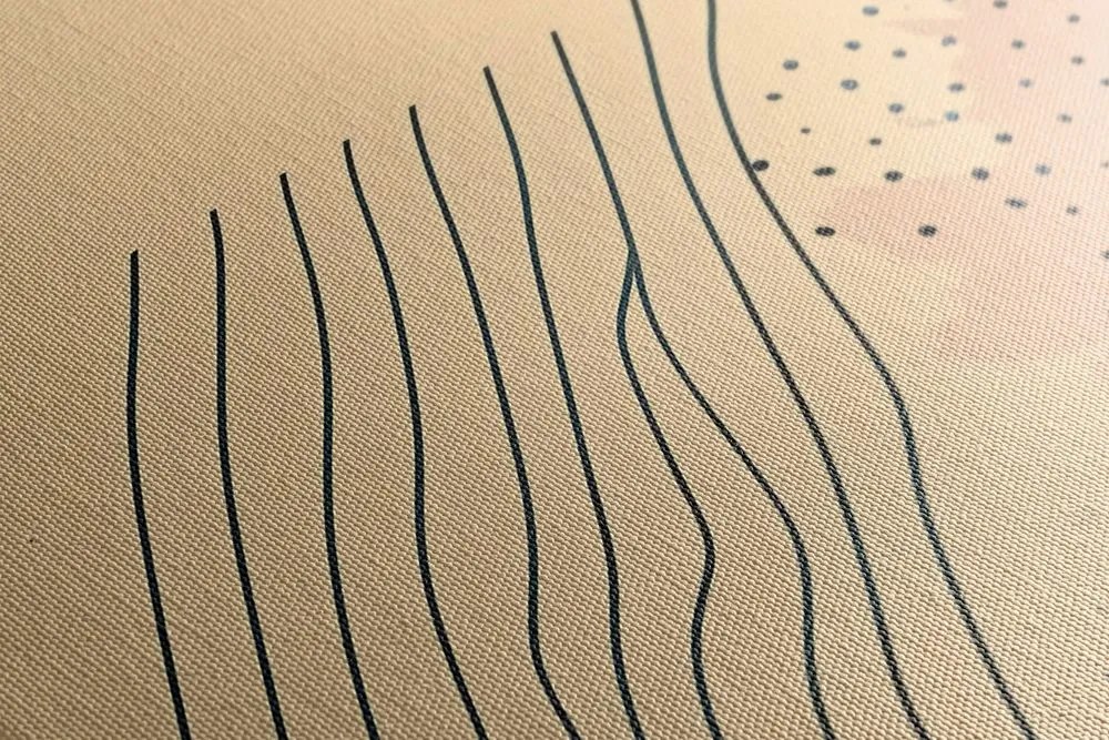 Stampa su tela – Motivi moderni Peach Fuzz