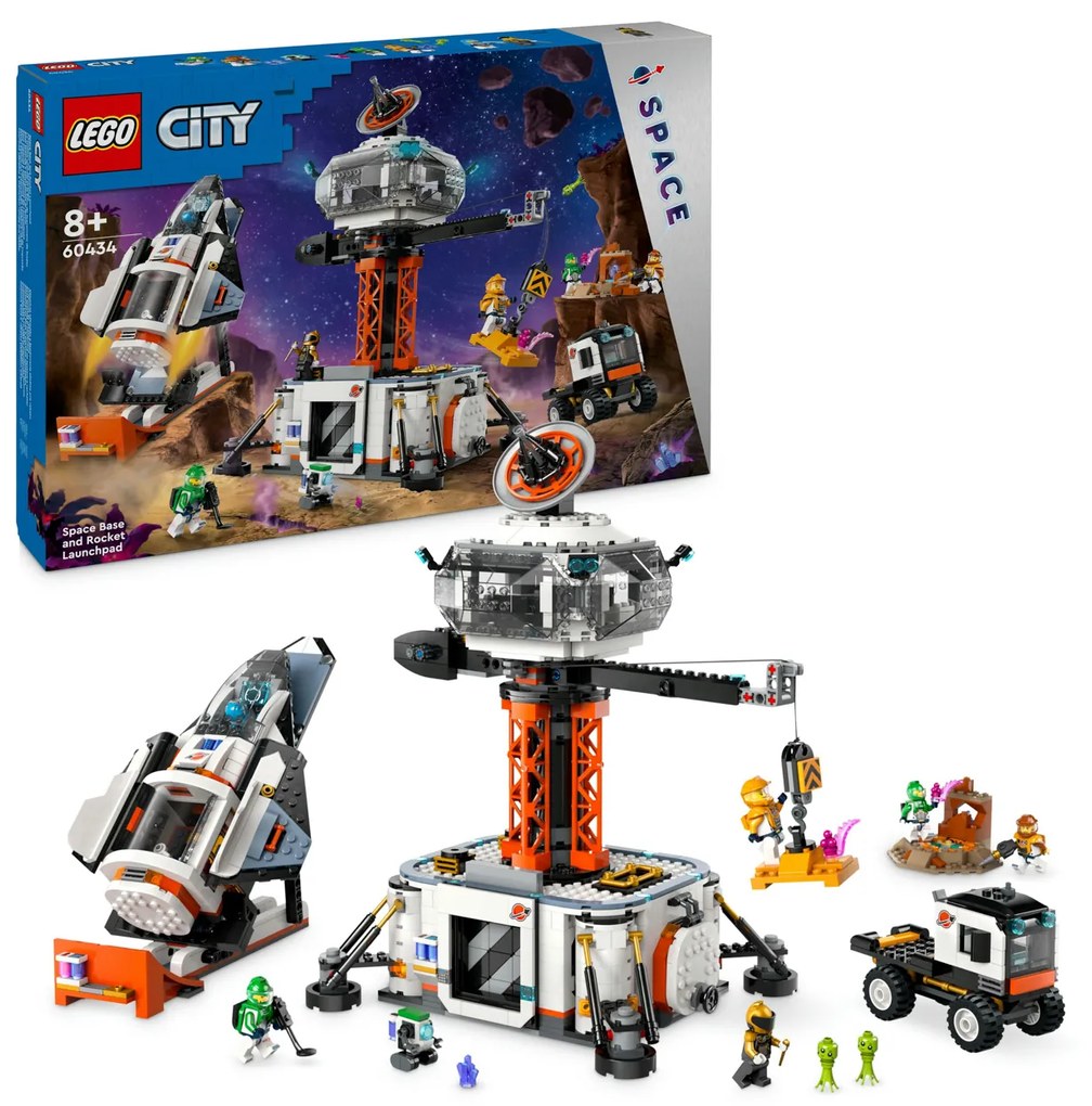 Base spaziale e piattaforma di lancio Lego City