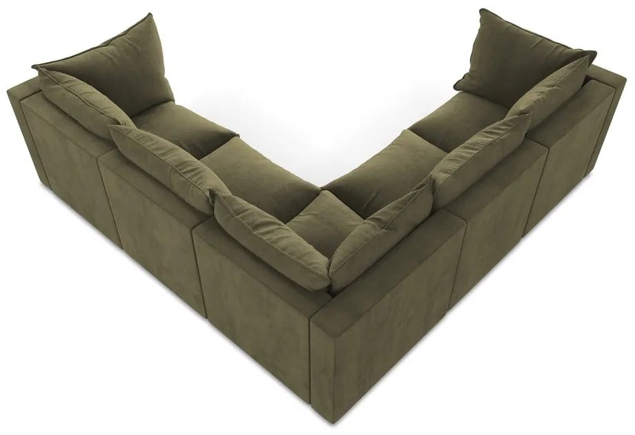 Divano angolare color kaki Manao – Makamii