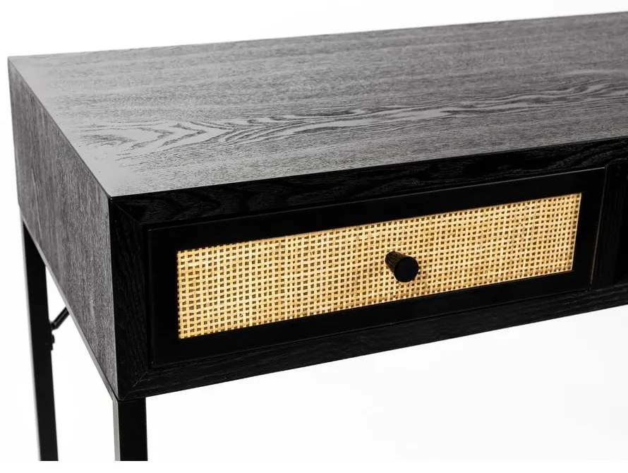 Tavolo consolle nero 40x120 cm Guuji – White Label