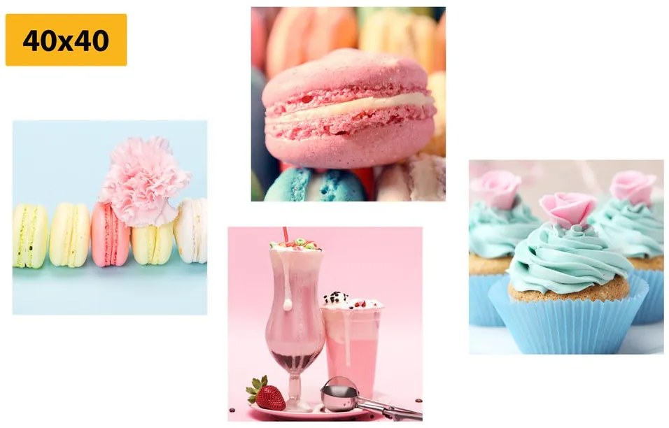 Set di quadri – Per gli amanti delle tentazioni dolci