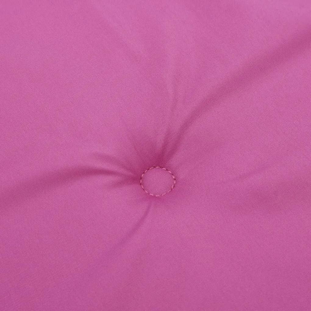 Cuscino per Panca da Giardino Rosa 150x50x3cm in Tessuto Oxford