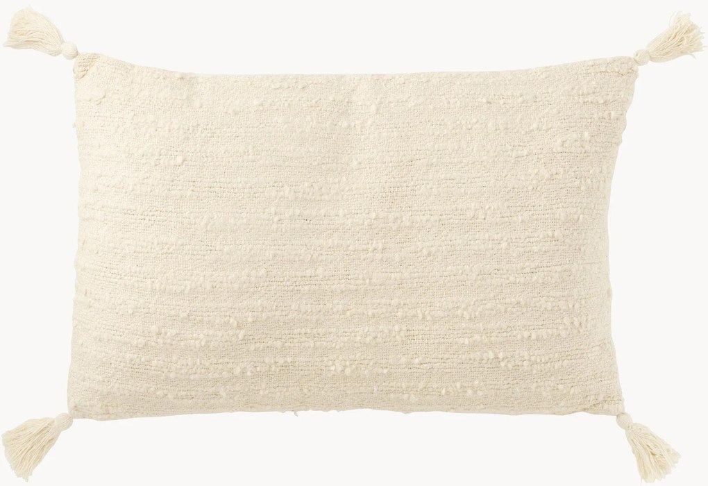 Cuscino in cotone con pompon Milly