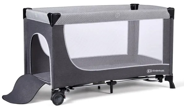 KINDERKRAFT SELECT - Culla da viaggio LEODY grigio