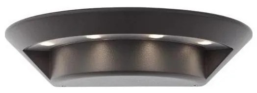 Redo 9407 - Applique a LED da esterno PLATE 4xLED/3W/230V 4100K IP54 antrac