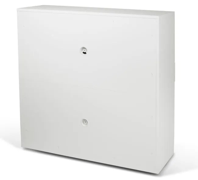 Tavolo da lavoro con piano bianco 110x42 cm Focus - TemaHome