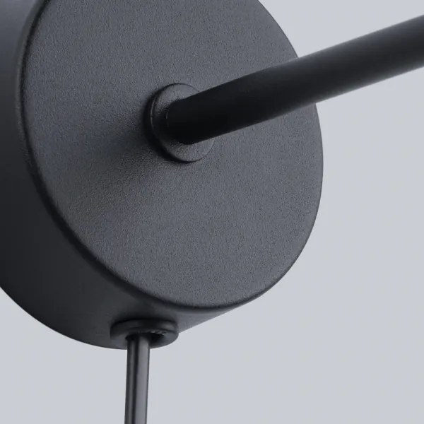 Sollux SL.1164 - Applique SUBA 1xE27/15W/230V nero