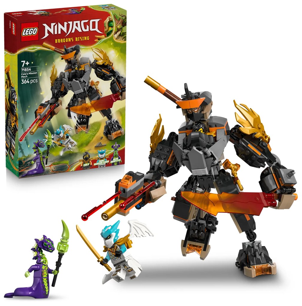 Mech missione di Cole e Drago Zane Lego Ninjago