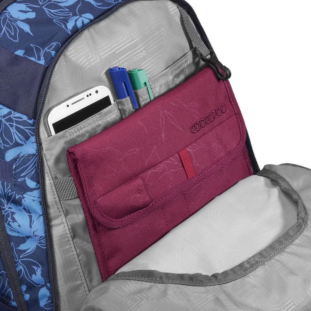 Zaino scuola coocazoo MATE, Tropical Night, certificato AGR