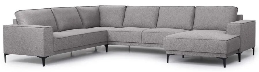 Divano angolare grigio (angolo destro/"U") Copenhagen - Scandic