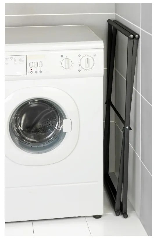 Porta asciugamani pieghevole nero Lava - Wenko