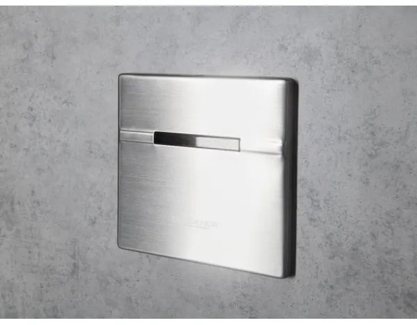 Bruckner - Sciacquone per orinatoio a sensore 6V DC/4xAA acciaio inossidabile