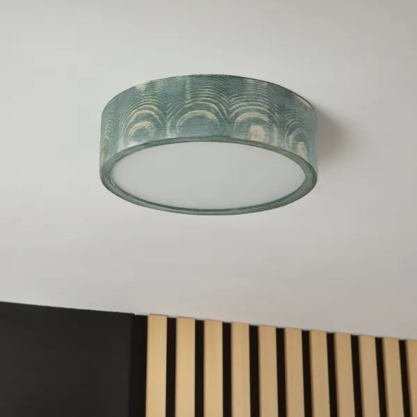 Brilagi - Lampada da soffitto PINO 1xE27/15W/230V pino/verde diam. 27,5 cm