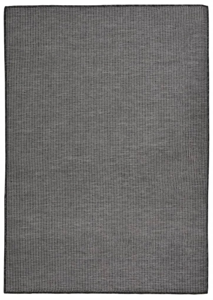 Tappeto Da Esterni A Tessitura Piatta 140x200 Cm Grigio /