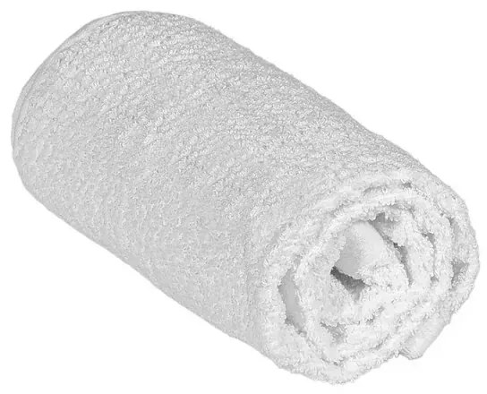 Asciugamani ospite per bagno 55x100 cm bianco in cotone 100%