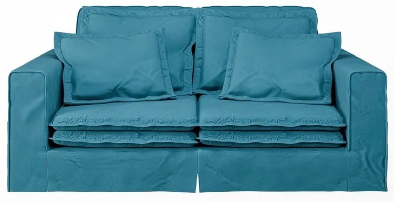 Divano azzurro 196 cm Nora – Ropez
