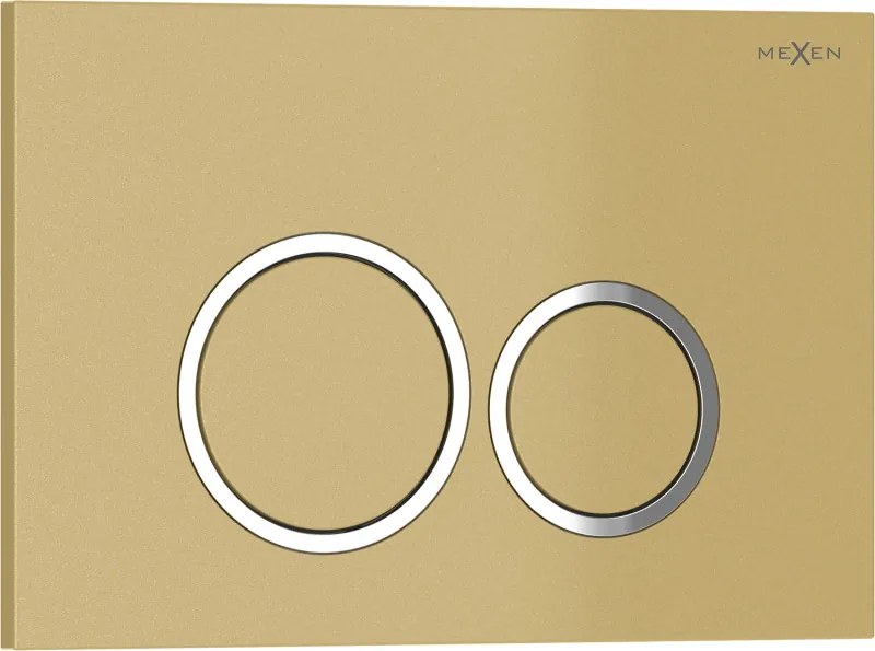 Mexen Tex 01 pulsante di scarico, oro - 6101-06