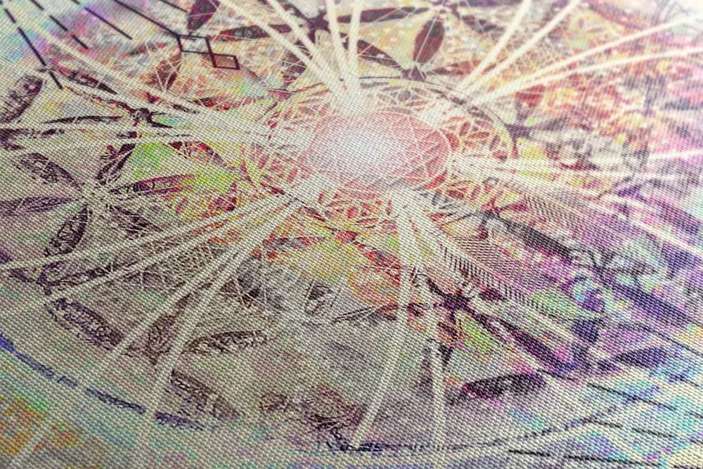 Quadro su tela – Mandala in design interessante