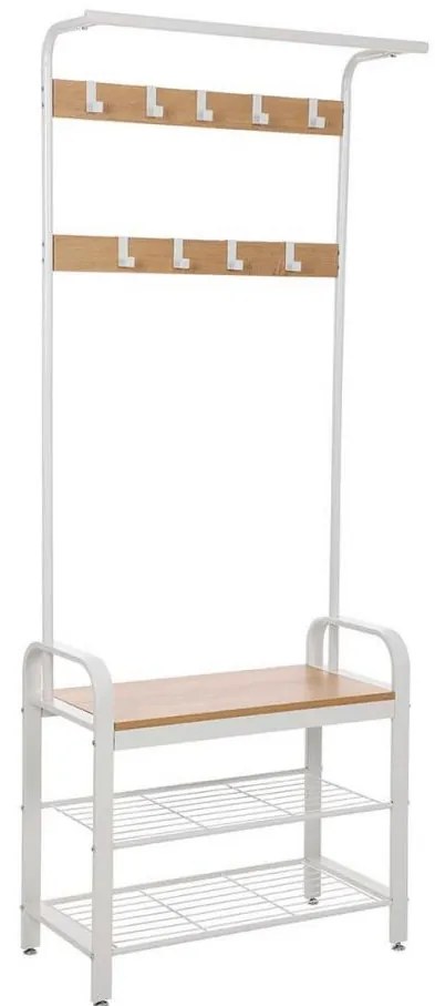 Appendiabiti a piantana NAVOR marrone/bianco